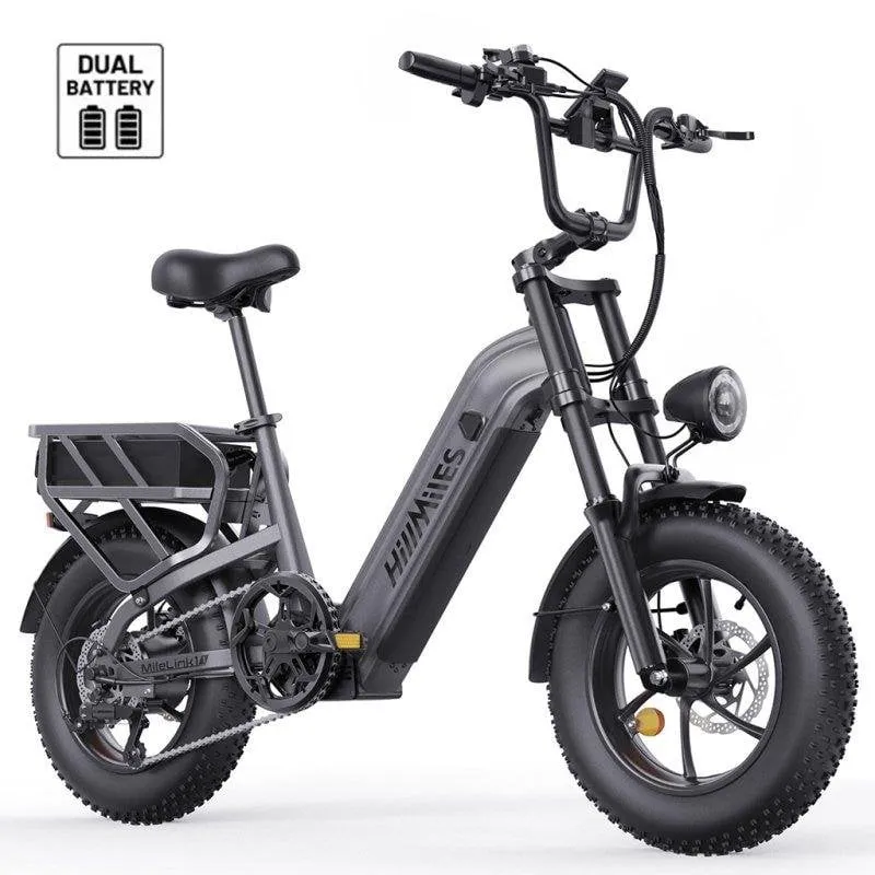 Bicicletta elettrica HillMiles MileLink 1 Fatbike 250W fino a 130 km - immagine 1