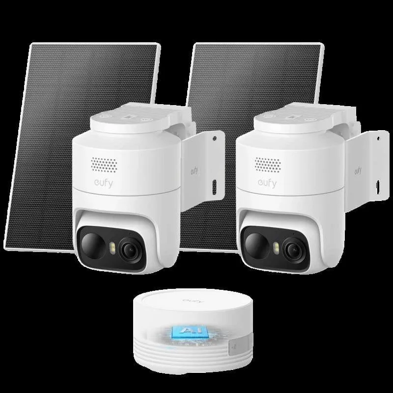 Videocamere di sorveglianza EUFY C36 2K Visione Notturna Esterna Kit 2 telecamere - immagine 1