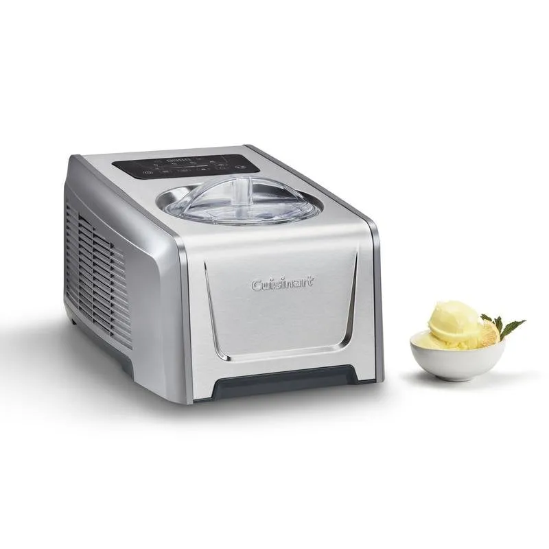 Gelatiera con compressore ICE150E Cuisinart 1,5 L inox LED - immagine 1