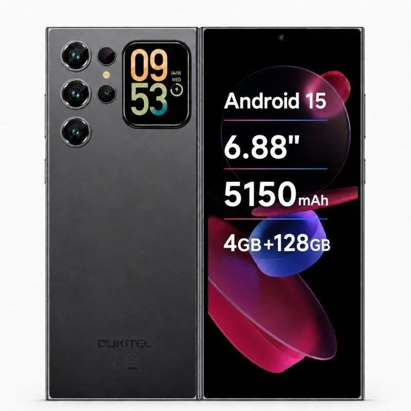 Oukitel C62 4G 4GB 6.88" 128GB Nero Dual SIM - immagine 1