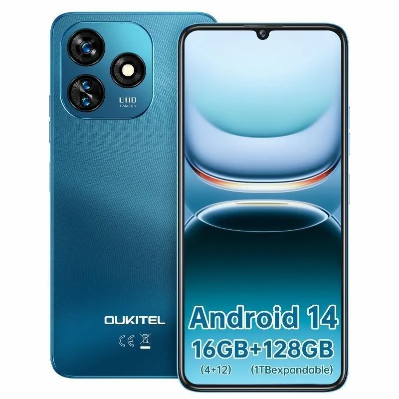 Oukitel C51 4G 4GB 128GB 6.8" Blu - immagine 1