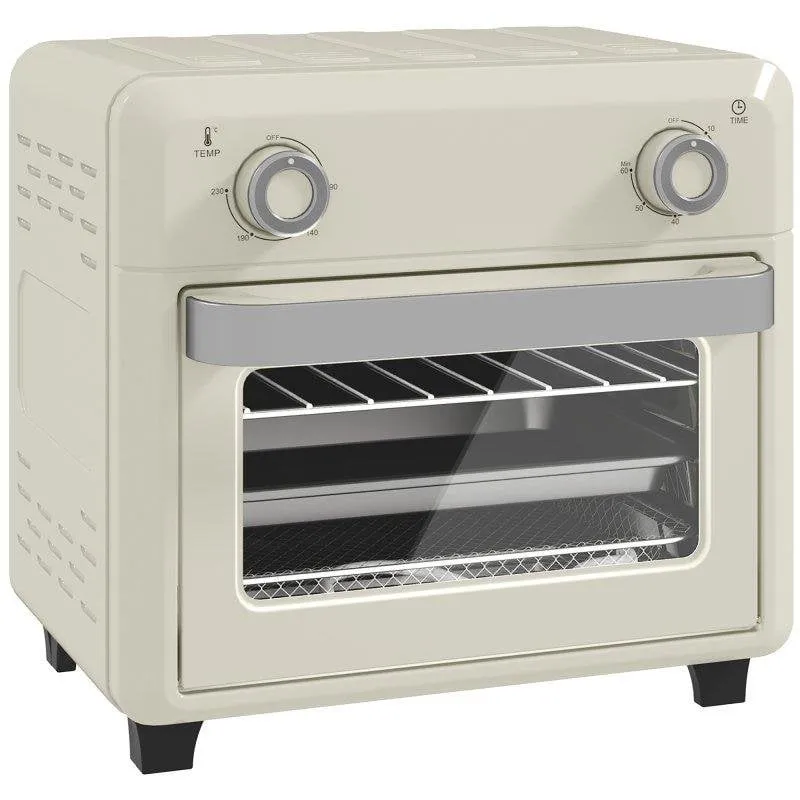 Fornetto Elettrico da Tavolo Blossom 10L Convezione AirFryer Touch Bianco Crema - immagine 1