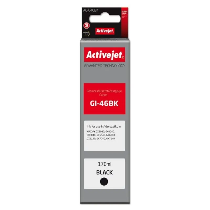 Cartuccia d'inchiostro Activejet AC-G46BK XL Nera - immagine 1