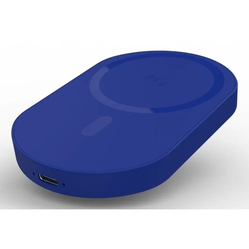 Power Bank Celly COLMAGPB3000BL 3000 mAh 11,1 Wh Ricarica Wireless Blu - immagine 1