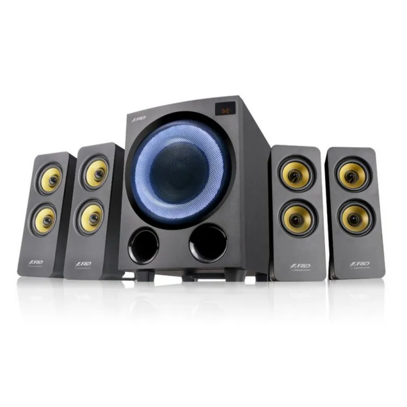Altoparlanti F&D 4.1 Canali Wireless 80W Bluetooth 5.0 FM - immagine 1