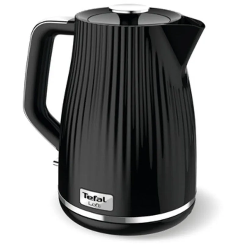 Bollitore elettrico TEFAL Loft KO2508 1,7 L 2400 W nero senza fili - immagine 1