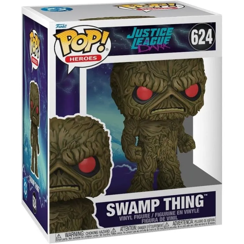 Figura Funko Pop DC Justice League Dark Swamp Thing Vinile Chibi - immagine 1