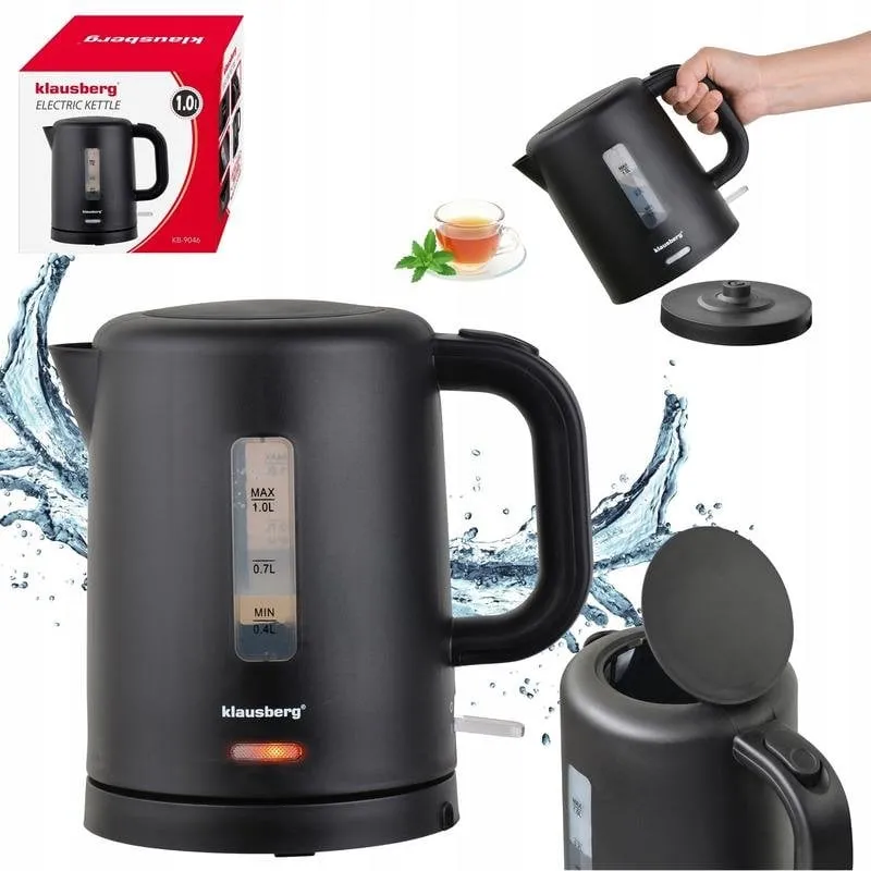 Bollitore Elettrico Klausberg KB-9046 1 L 1100W - immagine 1