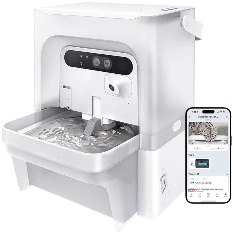 Fonte d'acqua intelligente Petkit Eversweet Ultra AI bianca - immagine 1