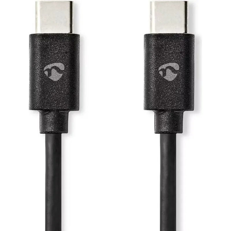Cavo USB-C Nedis CCGB60700BK30 3 m 60 W - immagine 1