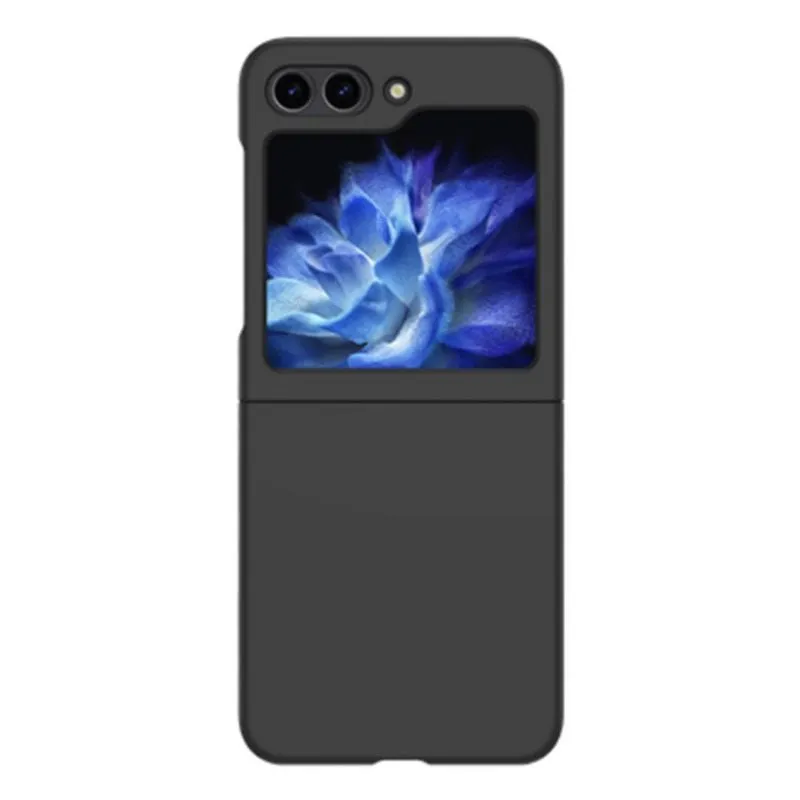 Custodia per cellulare Just in Case Libro Plastica Nera Resistente per Galaxy Z Flip6 e Z Flip7 FE - immagine 1