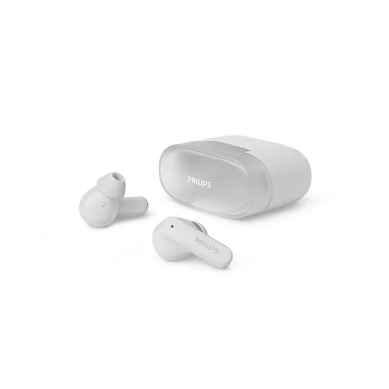 Auricolari Philips TAT2000WT wireless Bluetooth per chiamate e musica, bianchi - immagine 1
