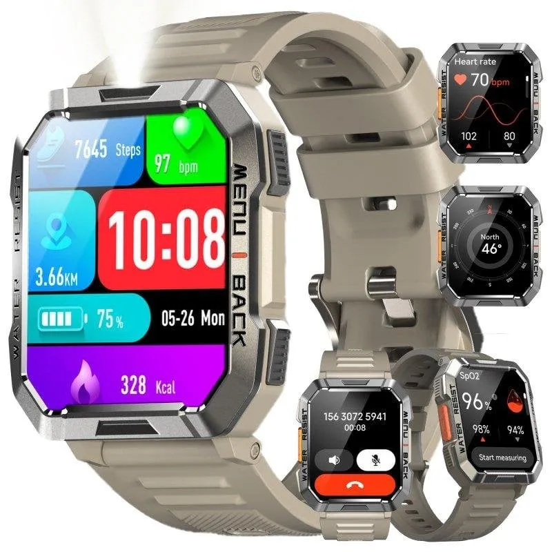 Blackview W60 Bluetooth 2,01'' Nero Cinturino Khaki S/M Resistente - immagine 1