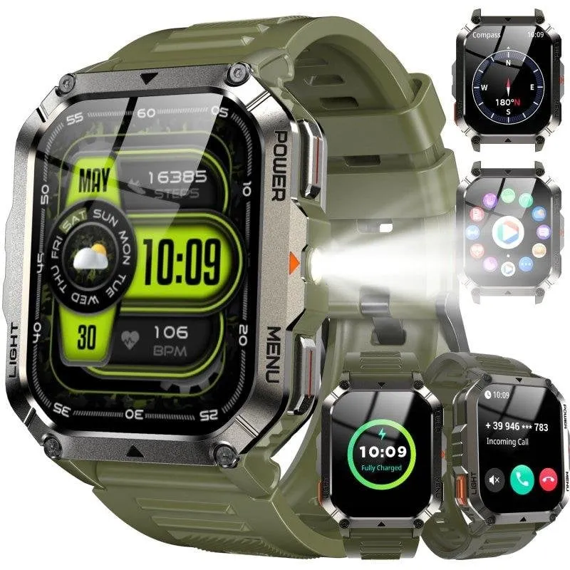Blackview W70pro Bluetooth 1,8mm Verde S/M Smartwatch Militare Robusto - immagine 1