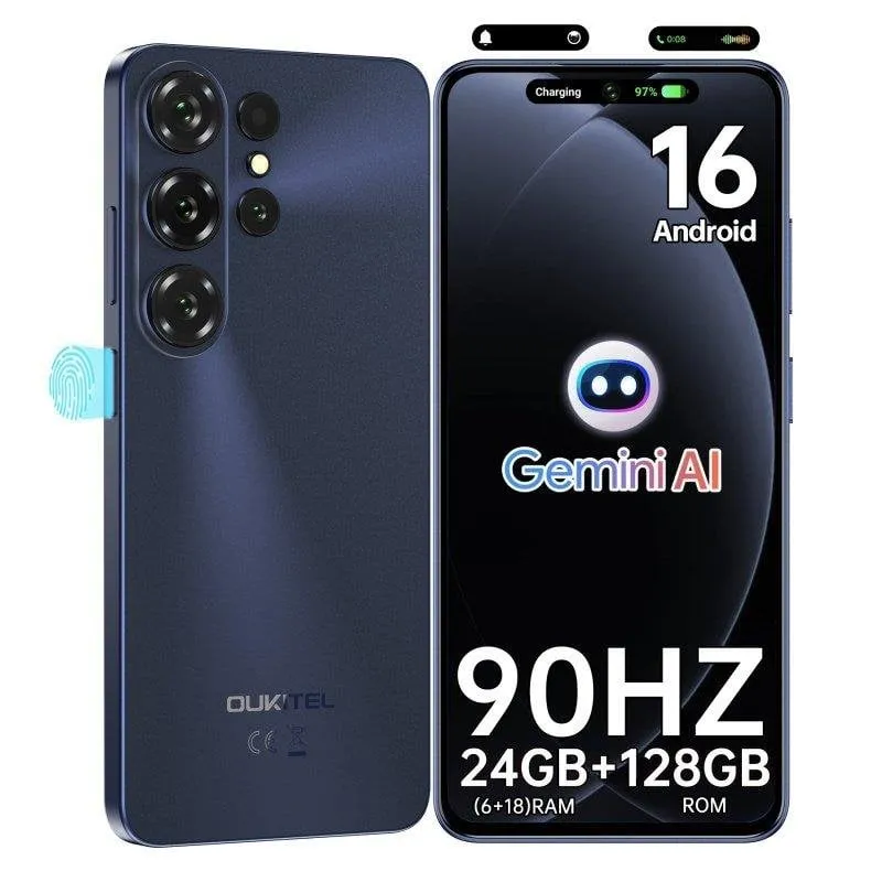 Oukitel C26 4G 6GB 128GB 6.63" Blu - immagine 1