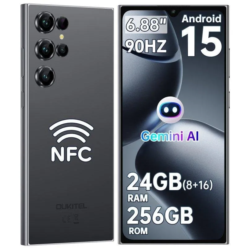 Oukitel C61 Pro 4G 8GB 256GB 6.88" Nero - immagine 1
