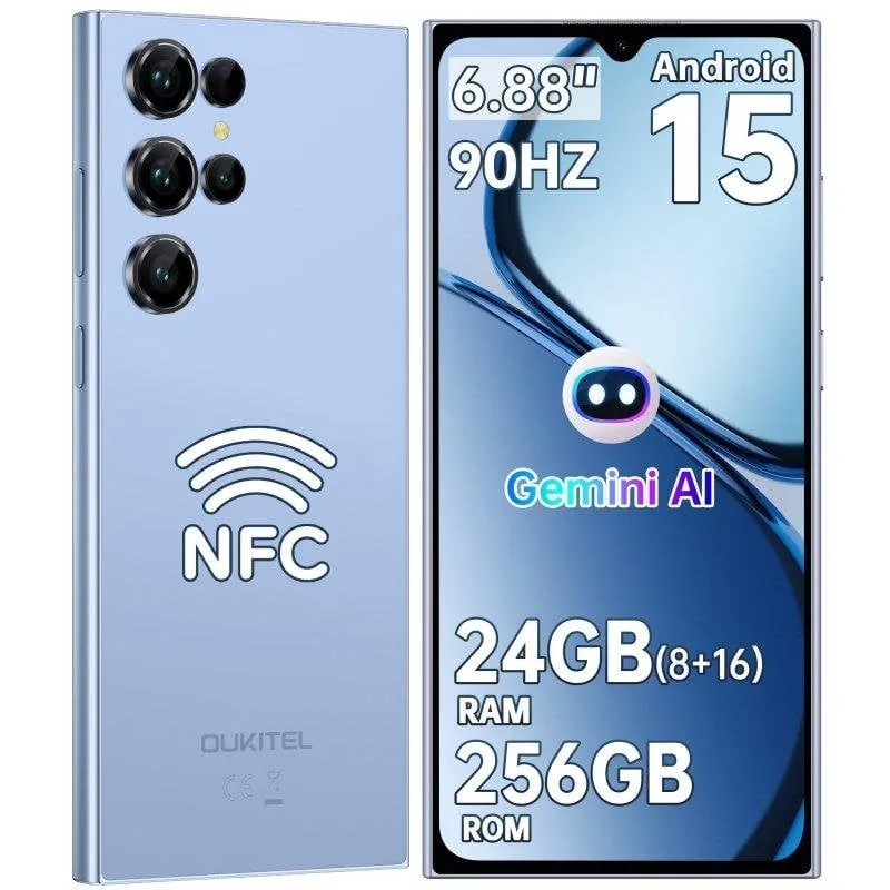 Oukitel C61 Pro 4G 8GB 256GB 6.88" Blu - immagine 1