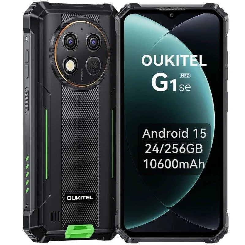 Oukitel G1 4G 6GB 256GB 6.52" Verde - immagine 1