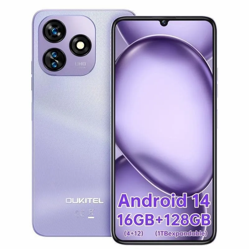 Oukitel C51 4G 4GB 128GB 6.8" Viola - immagine 1