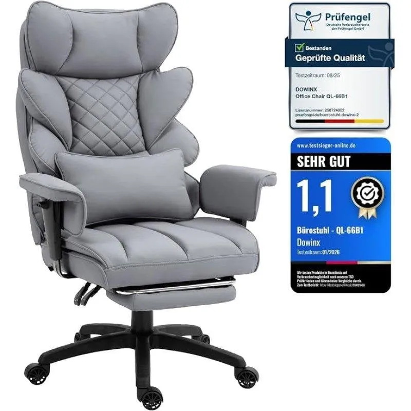 Sedia Dowinx QL-66B1 Ergonomica Reclinabile con Supporto Lombare - immagine 1