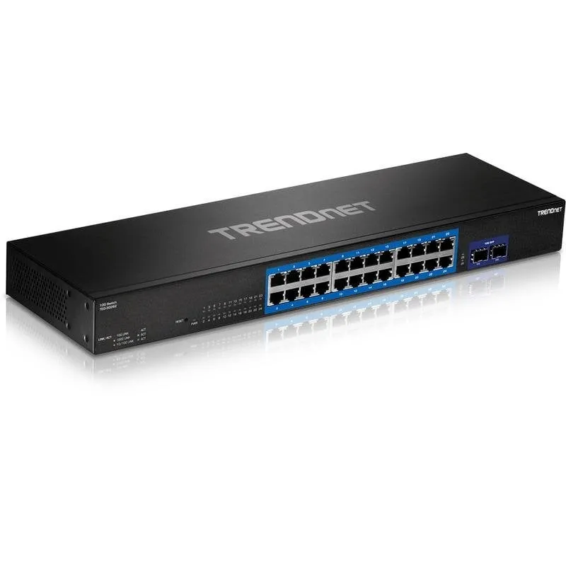 Switch TRENDnet TEG-30262 24 porte Gigabit 2 SFP+ 10G 88 Gbit/s - immagine 1