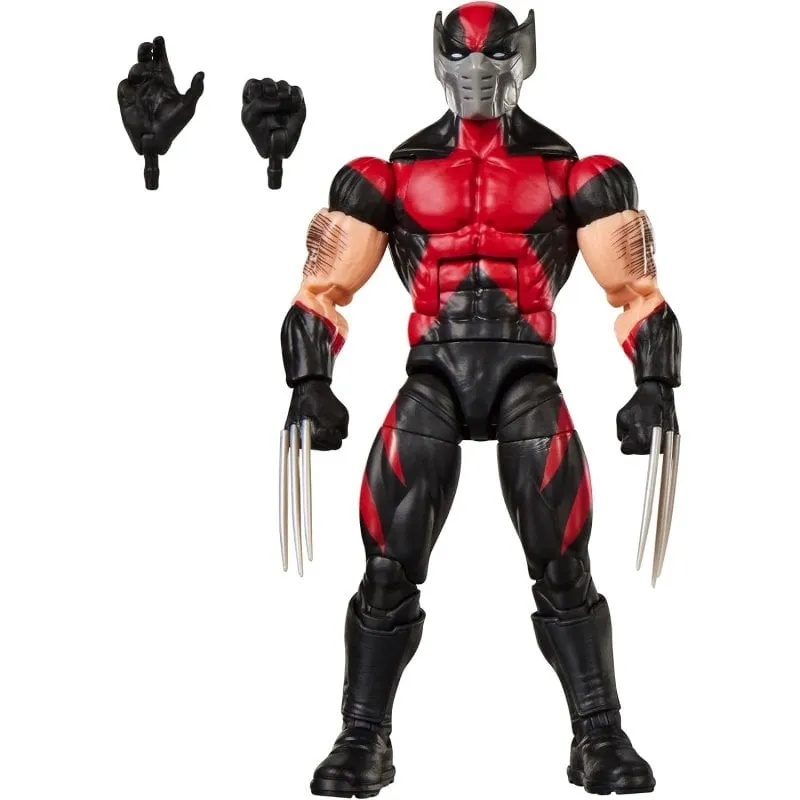 Figura Marvel Legends Ultimate Wolverine Articolata 15 cm Rosso Nero - immagine 1