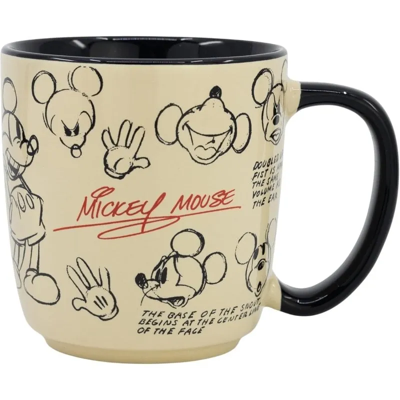 Tazza Ceramica Disney Mickey Mouse 380 ml Disegni Classici - immagine 1