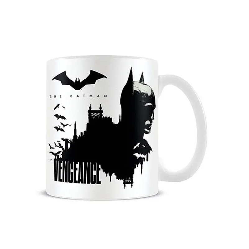 Tazza ceramica Pyramid International The Batman Gotham 315 ml bianco e nero - immagine 1