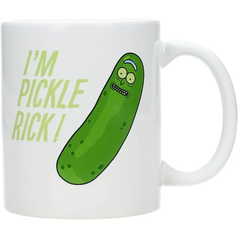Tazza Ceramica Rick & Morty Pickle Rick 320 ml Confezione Tematica - immagine 1