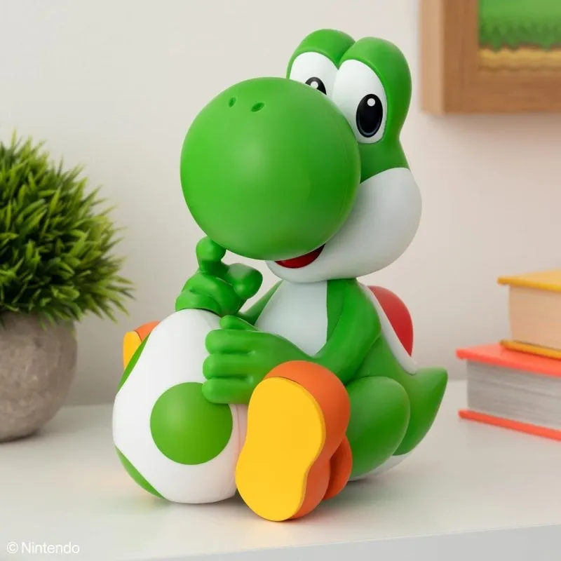 Lampada decorativa Paladone Yoshi Super Mario Bros Nintendo 18 cm senza fili - immagine 1