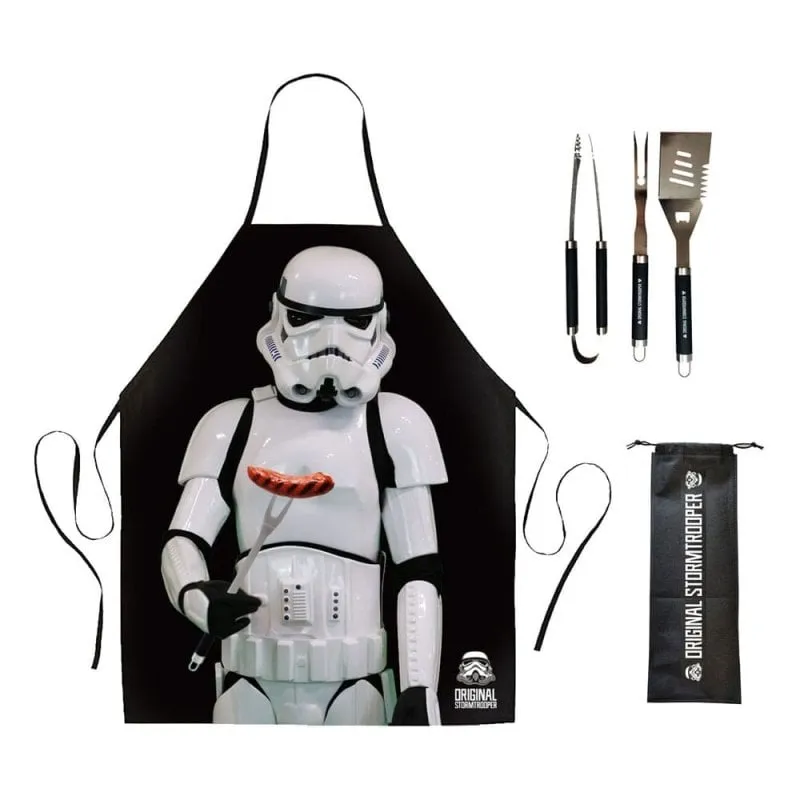Set Barbecue Original Stormtrooper Star Wars Acciaio Inox Completo - immagine 1