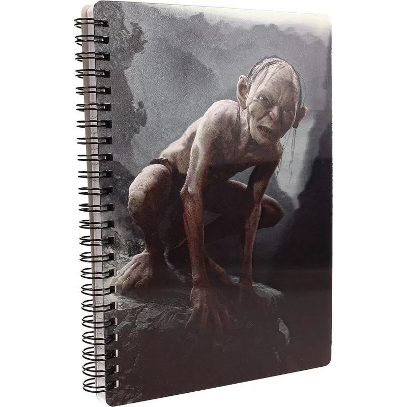 Quaderno Gollum Il Signore degli Anelli A5 Effetto 3D Lenticolare Ufficiale - immagine 1
