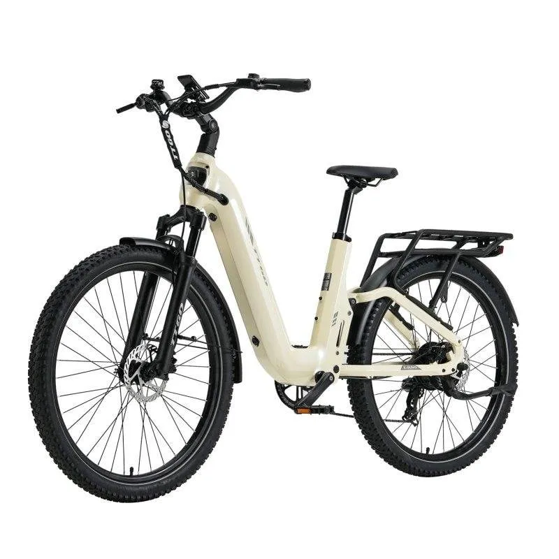 Bicicletta Elettrica Urbana TTGO E-SUVO 250W 48V Beige - immagine 1