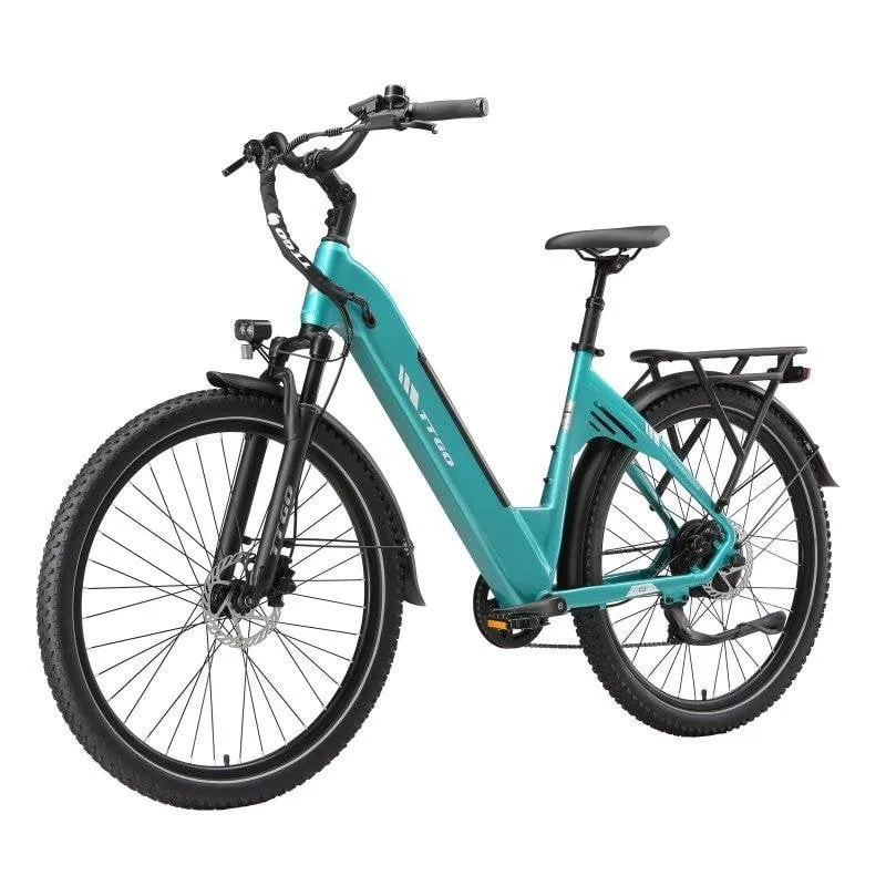 Bicicletta Elettrica TTGO C5 Urbana 48V 250W 27,5'' Autonomia Lunga - immagine 1