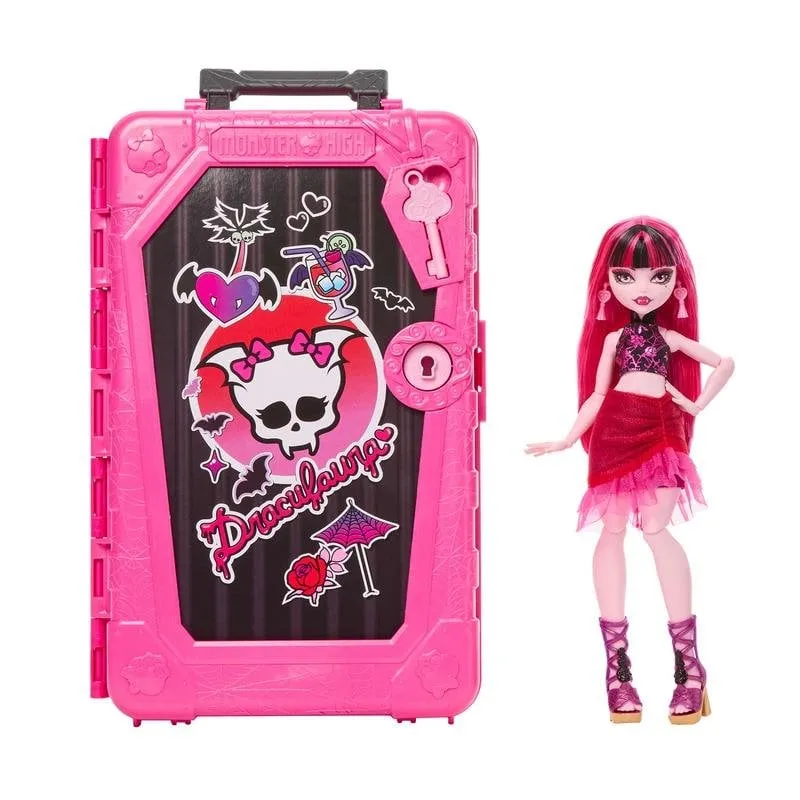 Bambola MATTEL Monster High Skulltimate Secrets Gore-geous Oasis Draculaura - immagine 1