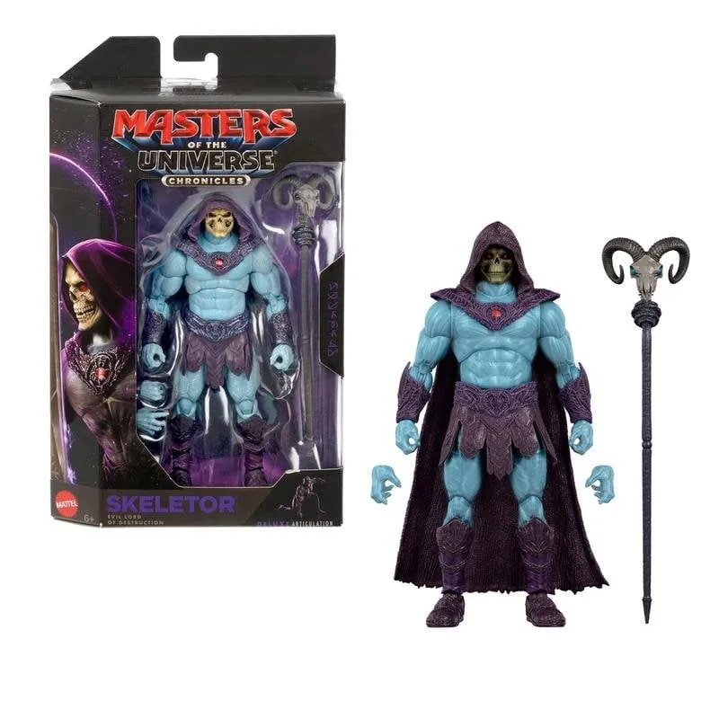 Figura d'azione Mattel Masters of the Universe Chronicles Skeletor 1:12 - immagine 1