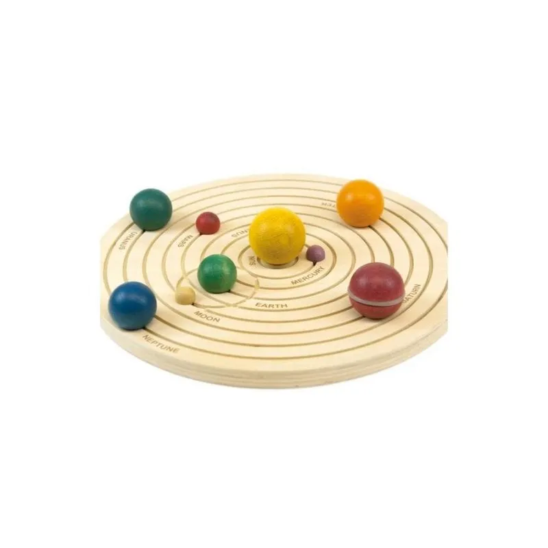Puzzle 3D ANDREU TOYS Sistema Solare Legno 12 pezzi - immagine 1