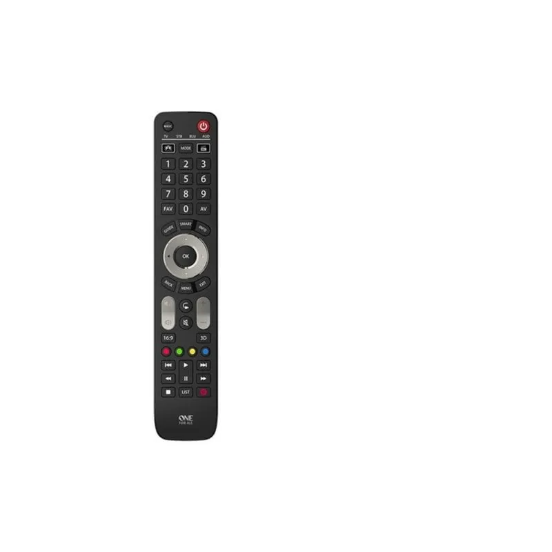 Telecomando One For All Evolve 4 Universale 4 Dispositivi IR Nero - immagine 1
