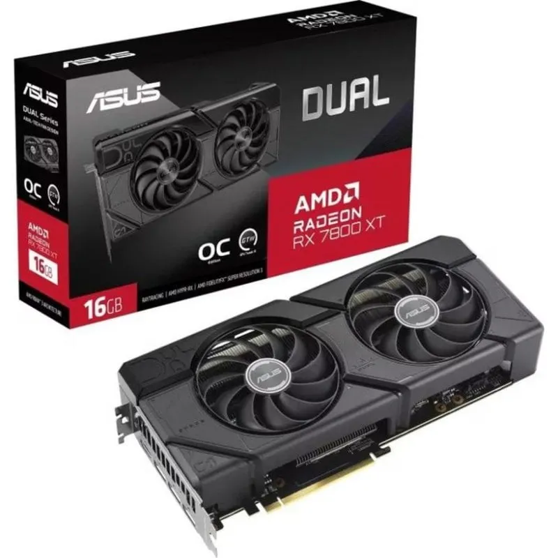 Scheda Grafica ASUS Dual Radeon RX 7800 XT 16GB GDDR6 - immagine 1