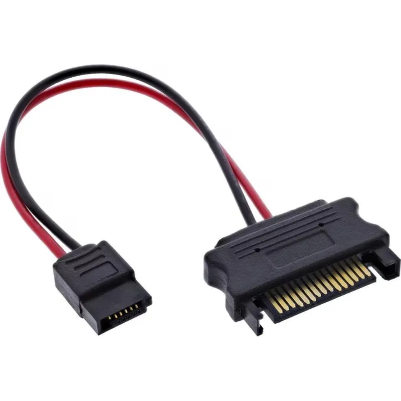 Adattatore di alimentazione InLine SlimSATA 15 cm - immagine 1