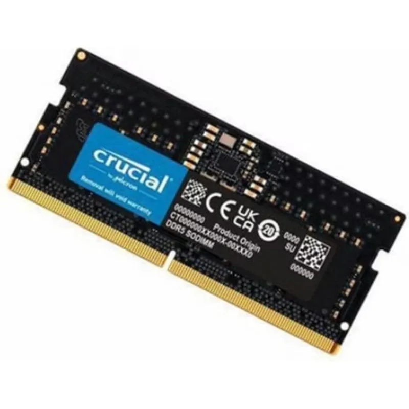 Memoria RAM Crucial CB16GS4800 16GB 1x16GB DDR5 4800MHz CL40 SO-DIMM Nero - immagine 1