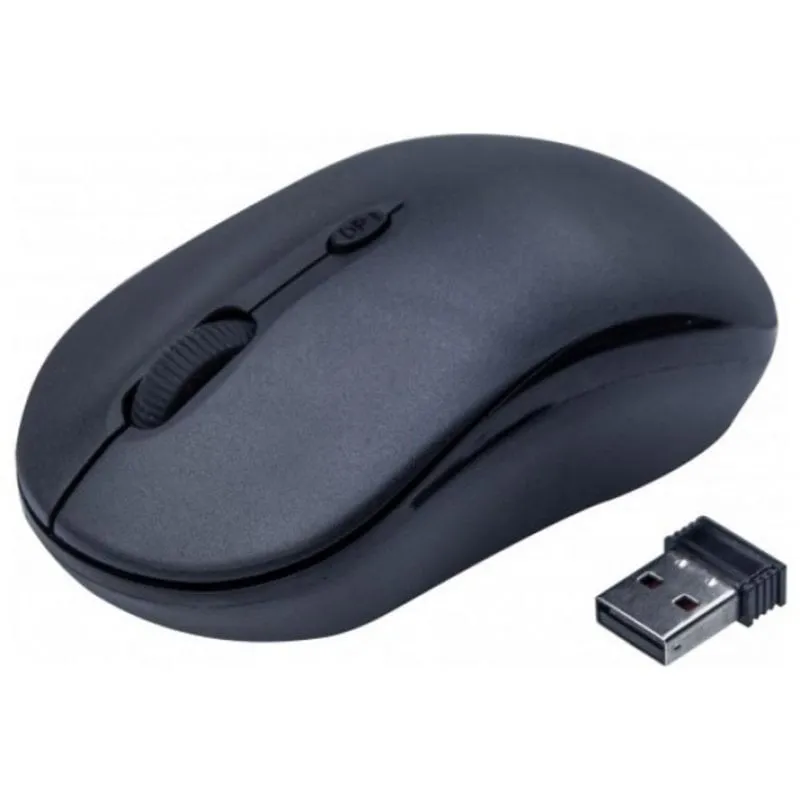 Mouse CUC Exertis Connect M220W RF wireless 1600 DPI Nero Ambidestro - immagine 1