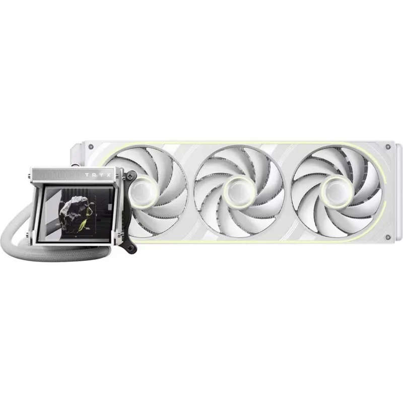 Raffreddamento Liquido TRYX L-H360A-DM3M-G0W 360 mm 3 Ventole ARGB Bianco - immagine 1