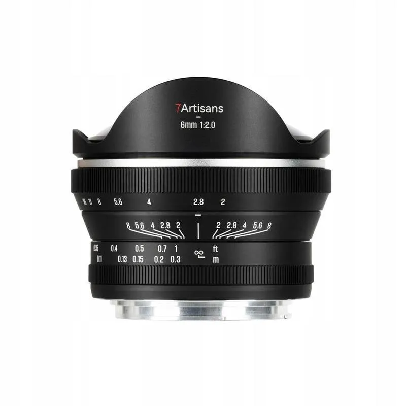 Obiettivo 7Artisans 6mm F2.0 Sony E senza stabilizzazione Montatura Sony E - immagine 1