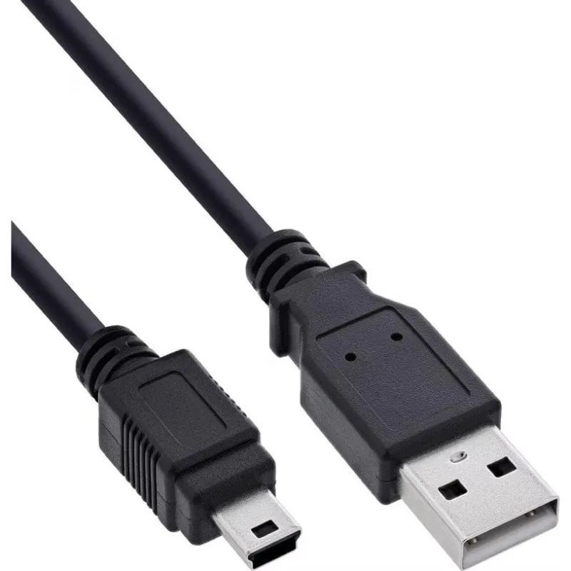 Cavo InLine USB 2.0 Mini USB 2 m Nero - immagine 1