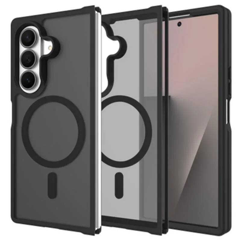Custodia per cellulare Just in Case Libro Monocromatico facile applicazione per Samsung Galaxy Z Fold7/8 - immagine 1