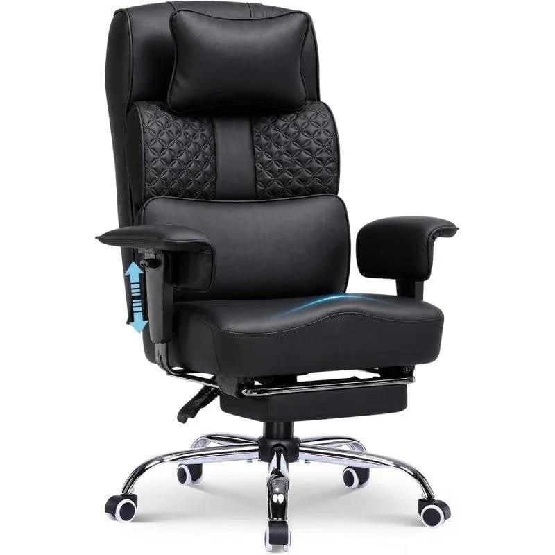 Sedia Gaming GTPLAYER Ergonomica PU Pelle 90°–150° 180 Kg Nera - immagine 1