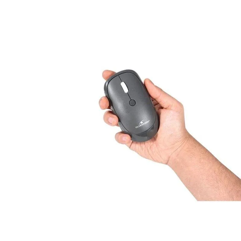 Mouse Bluestork Office 35 Bluetooth 3200DPI Grigio 4 Pulsanti Silenziosi - immagine 1