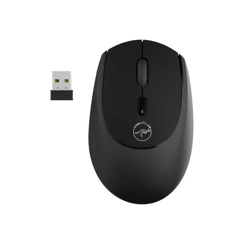 Mouse Mobility Lab Pop Gum Multi-connessione Bluetooth USB 1600DPI Nero 5 Pulsanti - immagine 1