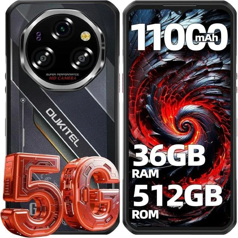 Oukitel WP60 5G 12GB Nero 7.2" 512GB Batteria 10000mAh - immagine 1